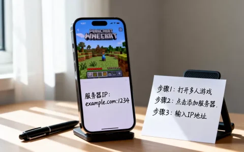 我的世界手机版联机服务器IP怎么填写，联机教程