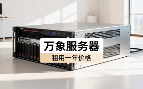 万象服务器多少钱一台，万象服务器租用一年多少钱？