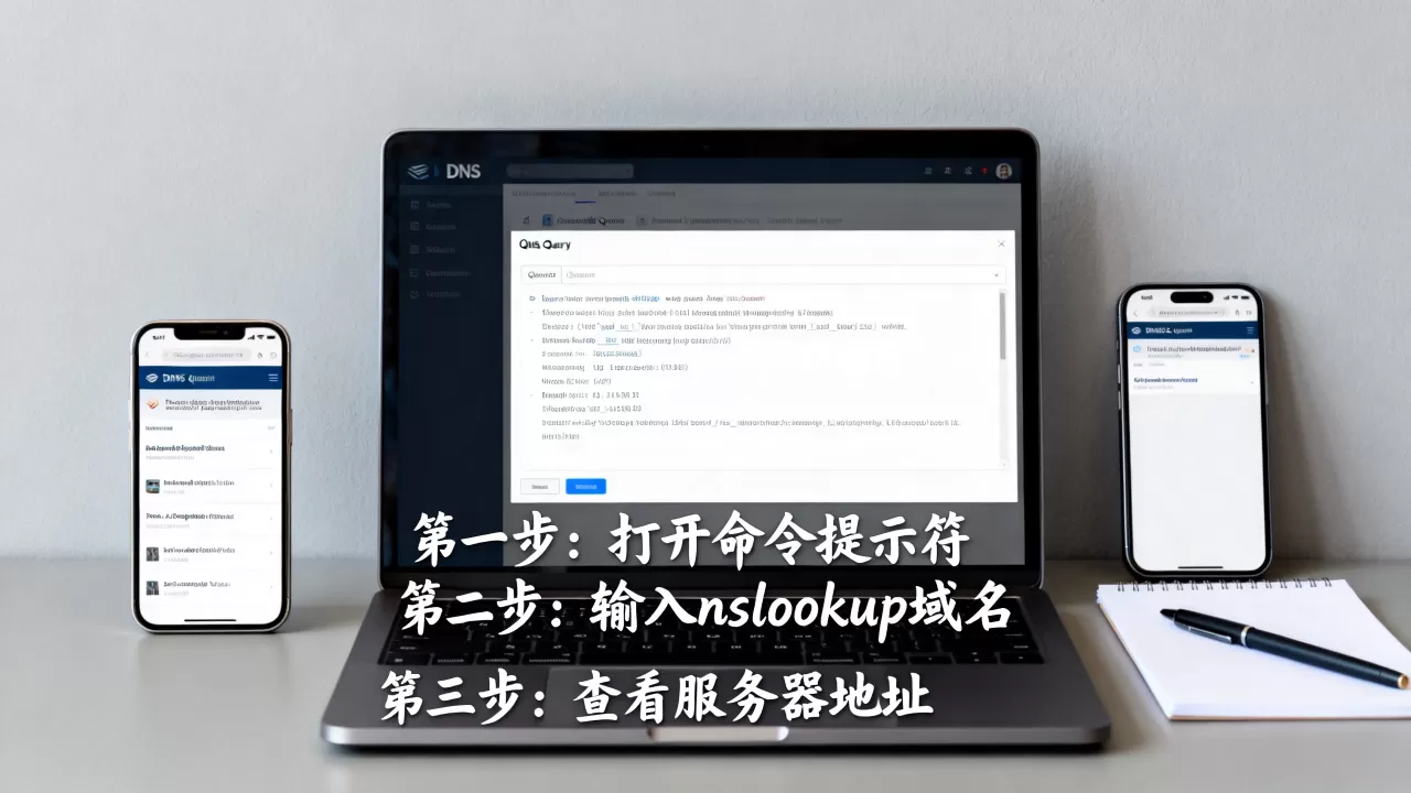 怎么查域名服务器地址?具体步骤有哪些?,域名DNS查询方法 怎么查域名服务器地址?具体步骤有哪些?,域名DNS查询方法