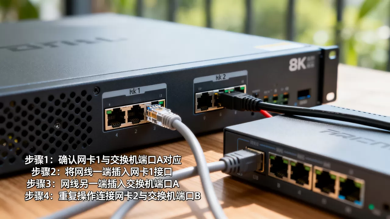 服务器网卡1和网卡2到底怎么接线,接线步骤是什么 服务器网卡1和网卡2到底怎么接线,接线步骤是什么