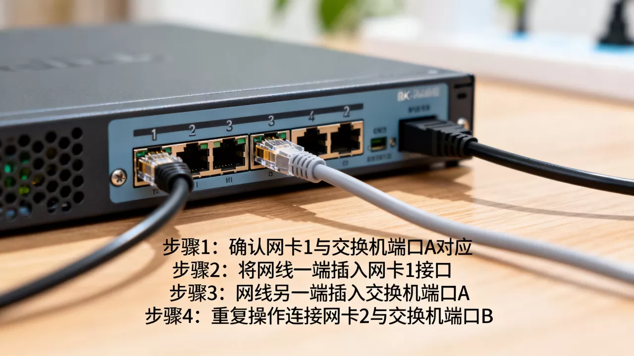 服务器网卡1和网卡2到底怎么接线,接线步骤是什么 服务器网卡1和网卡2到底怎么接线,接线步骤是什么