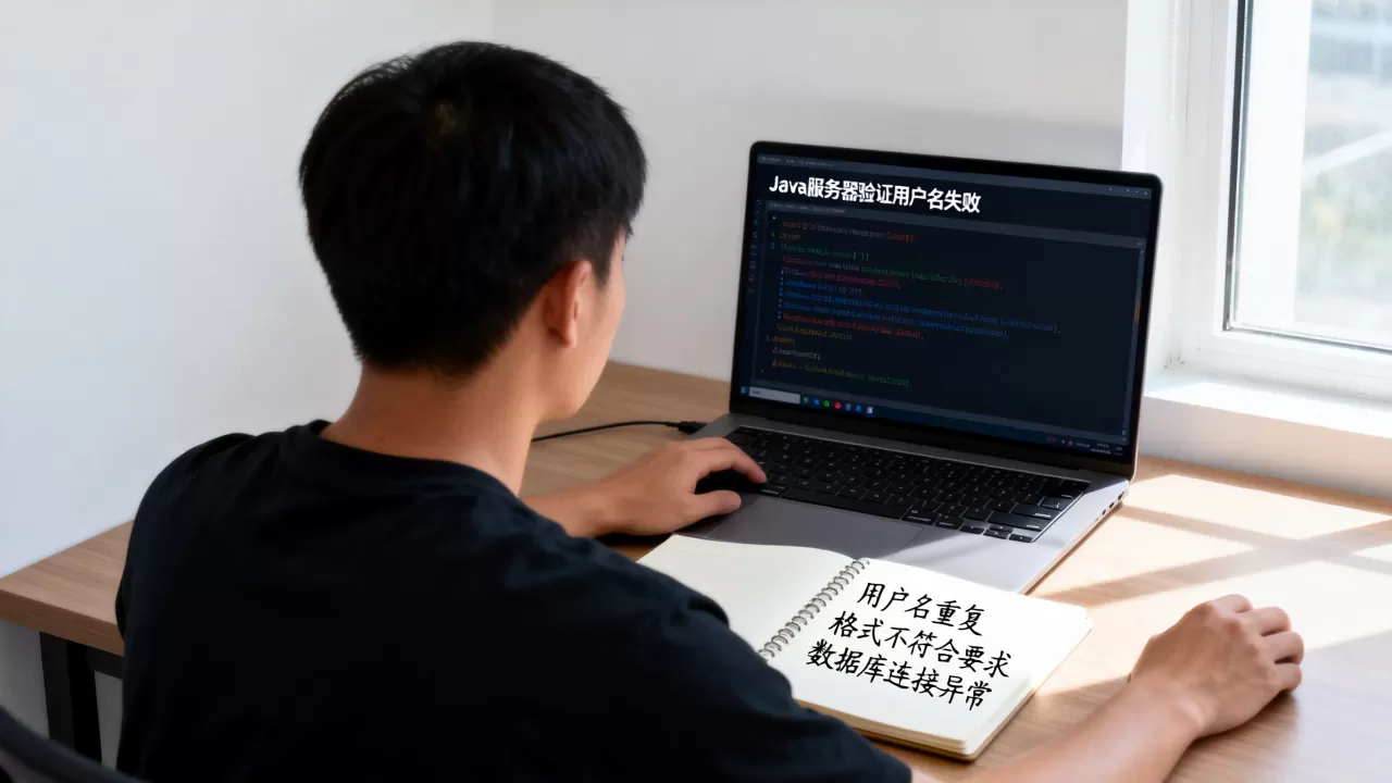 Java服务器验证用户名失败怎么解决,有哪些原因? Java服务器验证用户名失败怎么解决,有哪些原因?
