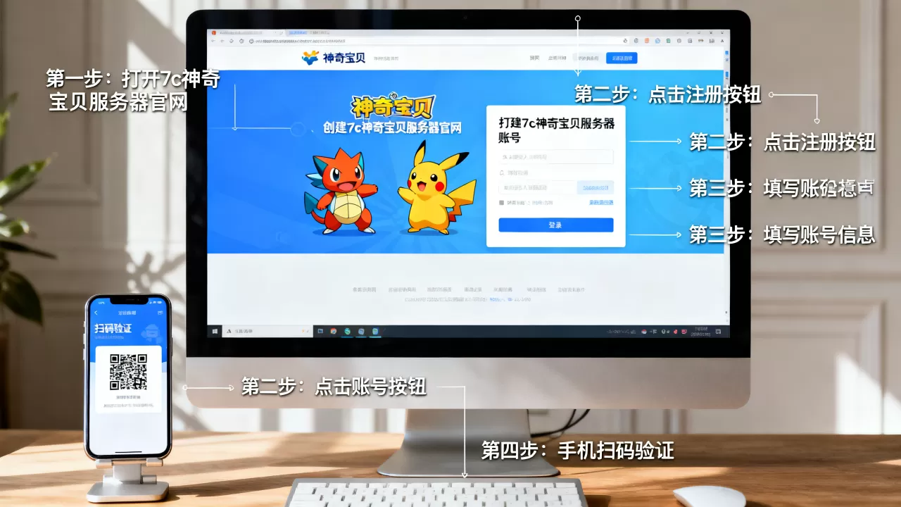 7c神奇宝贝服务器怎么创建账号?,具体步骤是什么 7c神奇宝贝服务器怎么创建账号?,具体步骤是什么