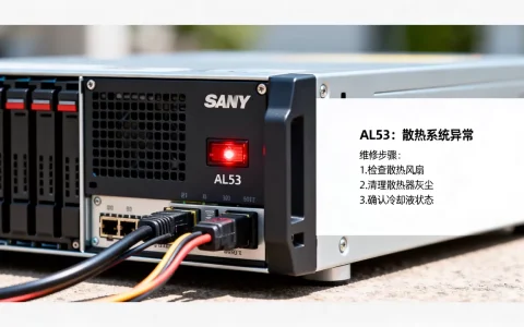 三洋服务器报警AL53怎么维修，故障代码含义是什么？
