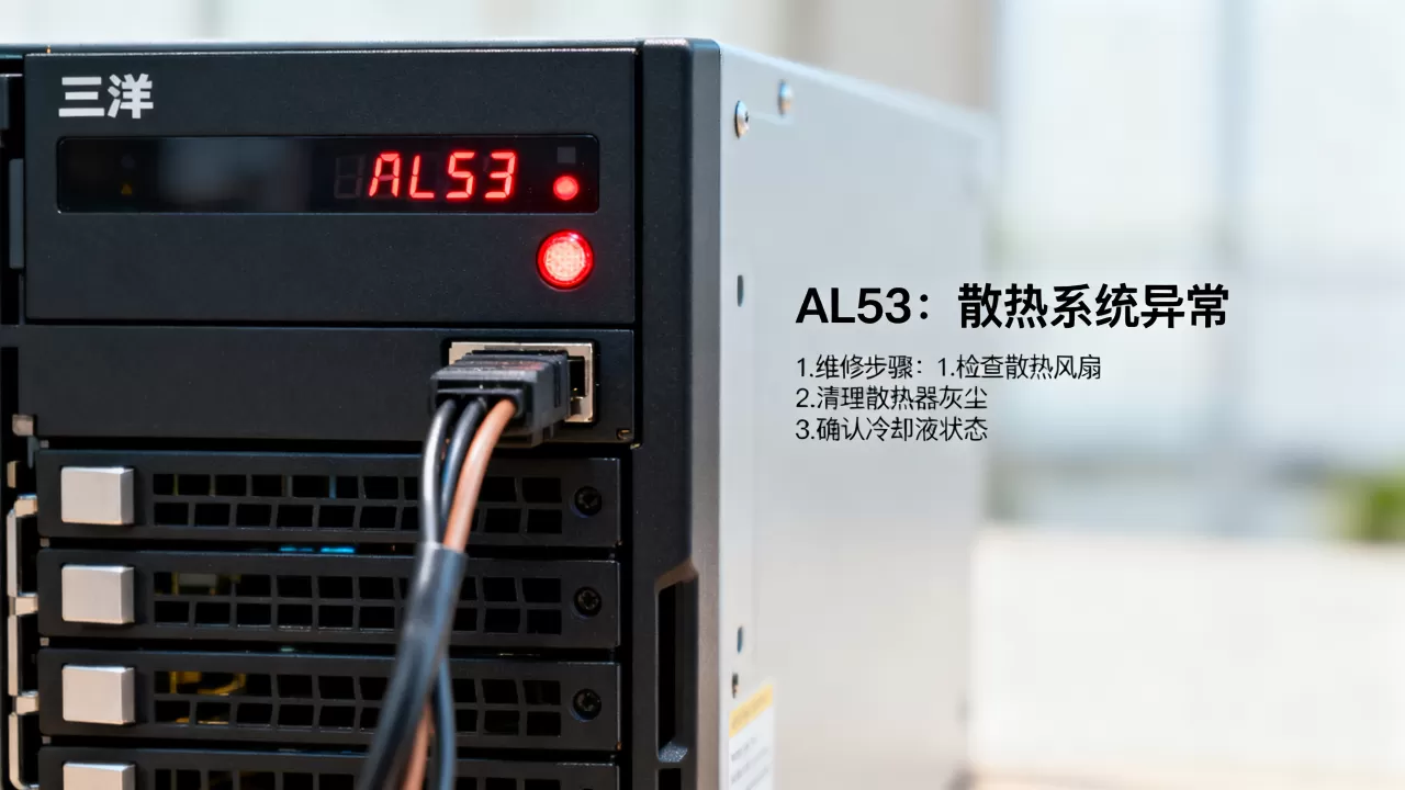 三洋服务器报警AL53怎么维修,故障代码含义是什么? 三洋服务器报警AL53怎么维修,故障代码含义是什么?