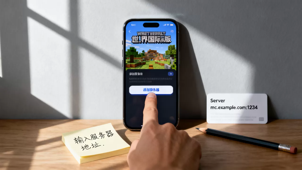 我的世界国际版怎么添加服务器,苹果手机教程? 我的世界国际版怎么添加服务器,苹果手机教程?