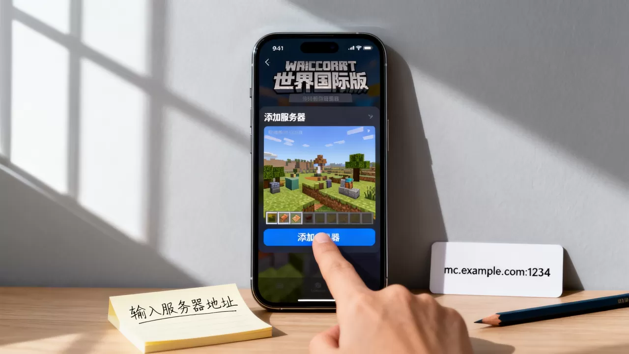 我的世界国际版怎么添加服务器,苹果手机教程? 我的世界国际版怎么添加服务器,苹果手机教程?