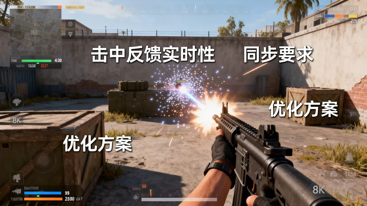 射击游戏击中反馈实时性对同步有哪些要求,怎么优化 射击游戏击中反馈实时性对同步有哪些要求,怎么优化