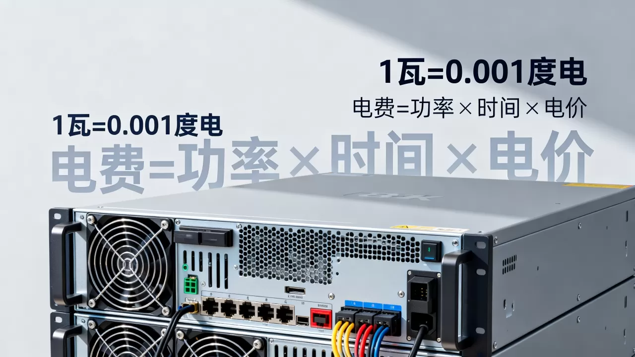 服务器耗电一瓦多少钱,电费成本怎么计算? 服务器耗电一瓦多少钱,电费成本怎么计算?