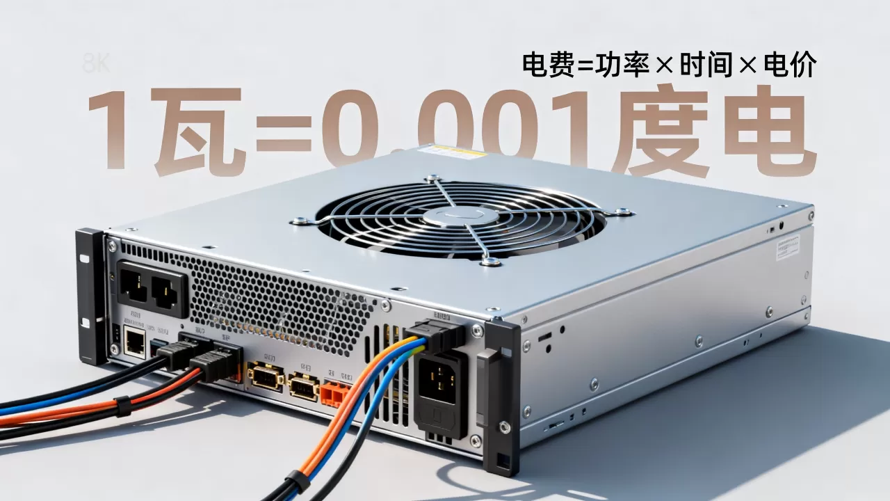 服务器耗电一瓦多少钱,电费成本怎么计算? 服务器耗电一瓦多少钱,电费成本怎么计算?