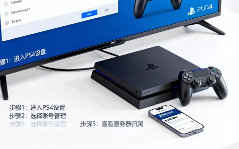 PS4怎么看账号是哪个服务器，如何查询归属地？