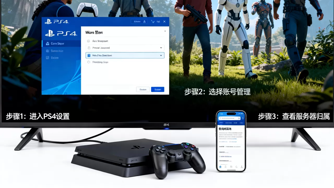 PS4怎么看账号是哪个服务器,如何查询归属地? PS4怎么看账号是哪个服务器,如何查询归属地?