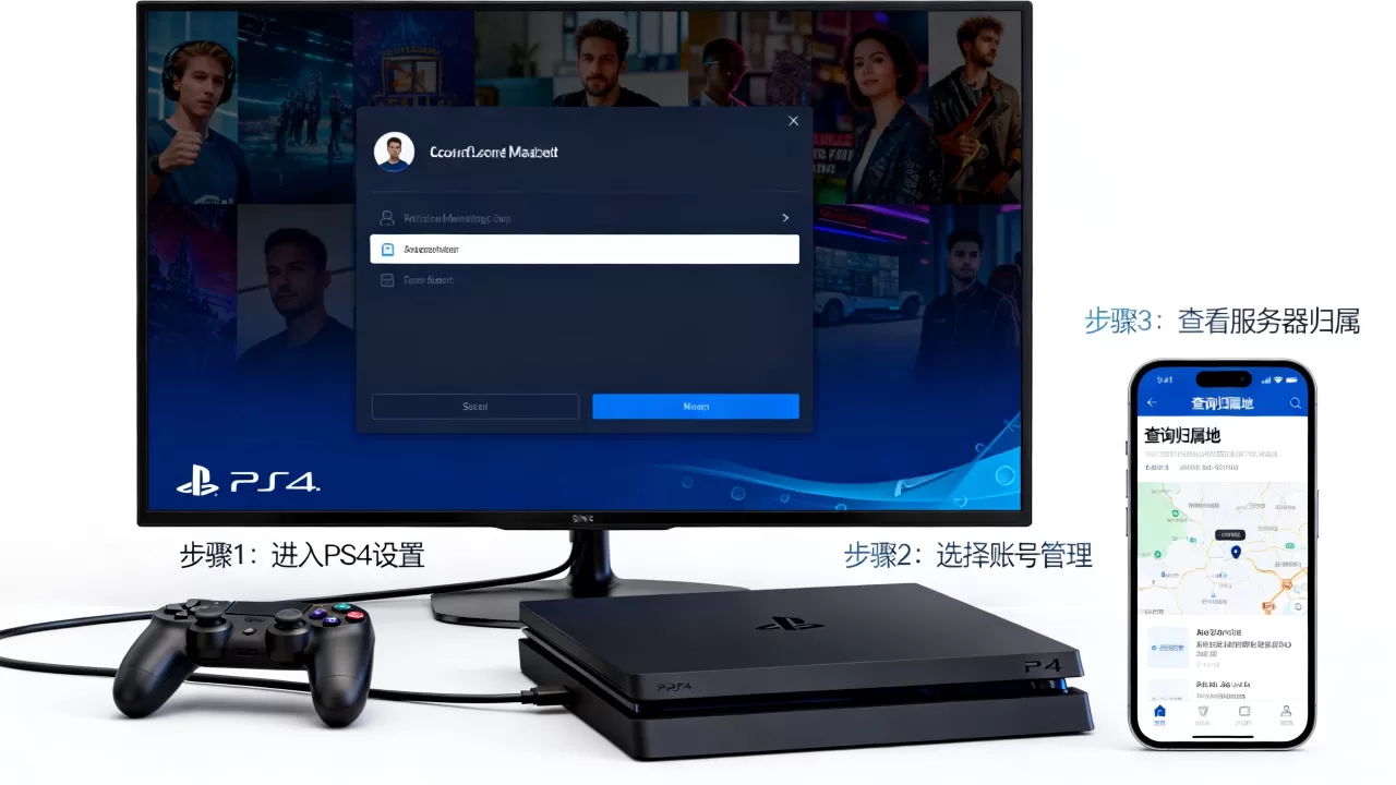 PS4怎么看账号是哪个服务器,如何查询归属地? PS4怎么看账号是哪个服务器,如何查询归属地?