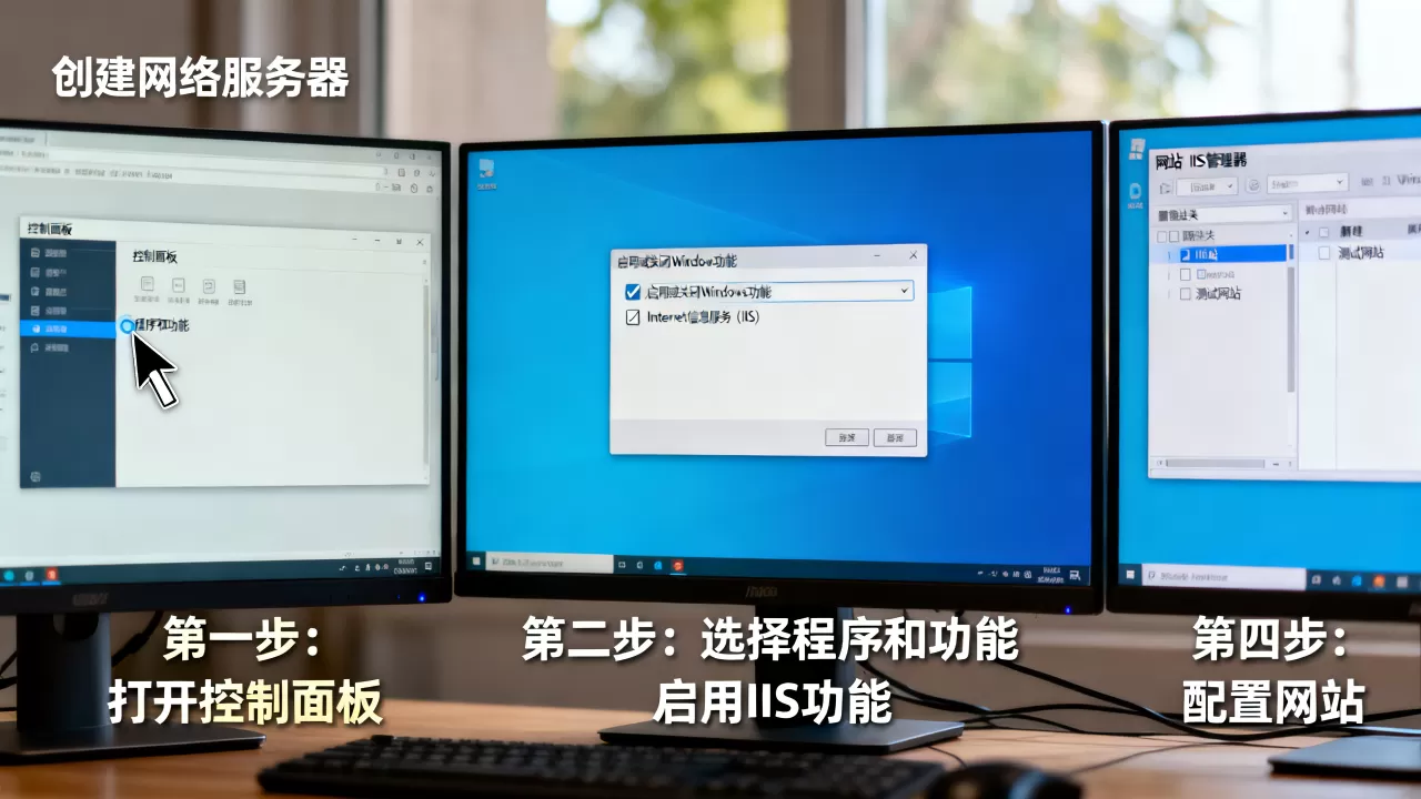 win10创建网络服务器怎么做,详细步骤有哪些? win10创建网络服务器怎么做,详细步骤有哪些?