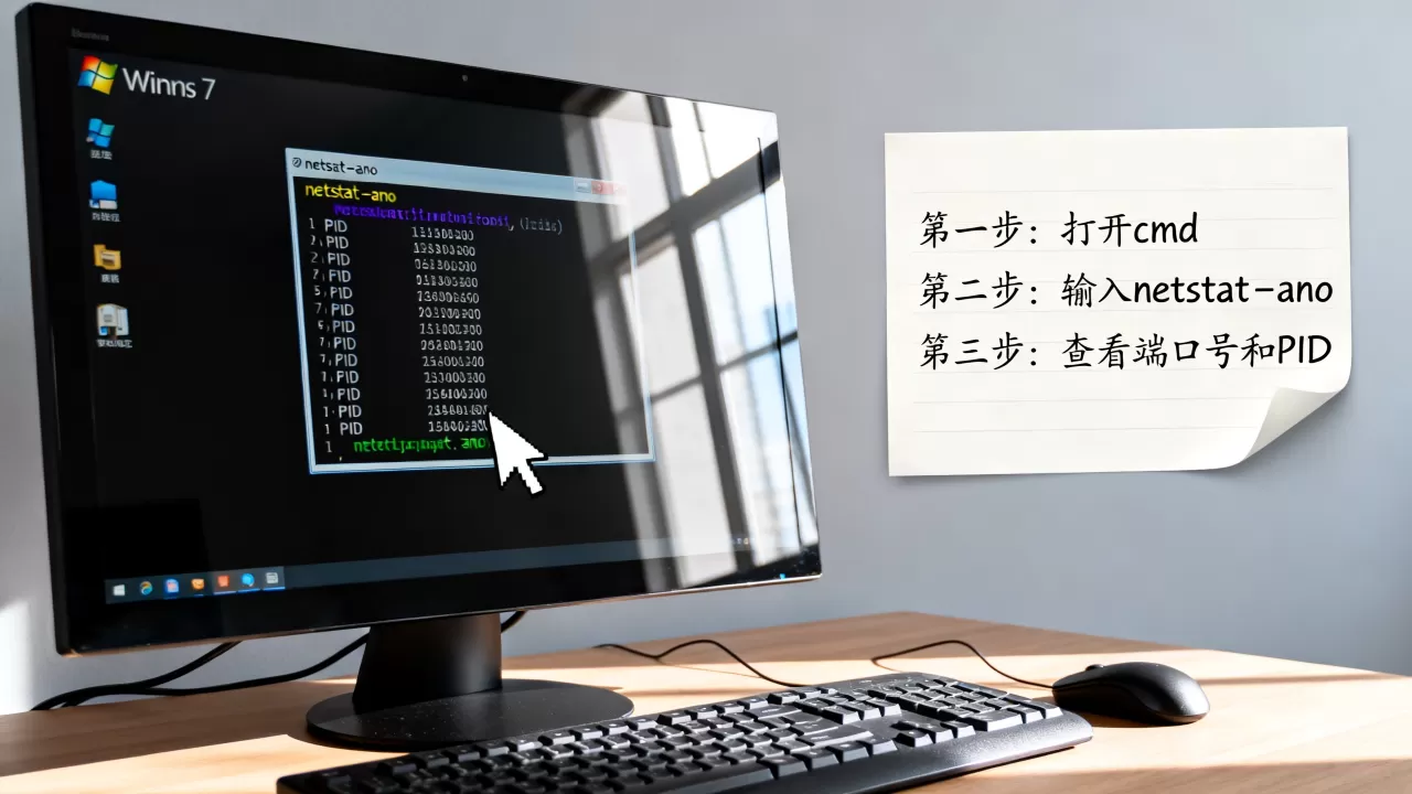 Win7服务器端口号怎么查看?,如何查看端口占用情况? Win7服务器端口号怎么查看?,如何查看端口占用情况?