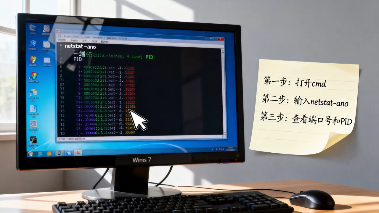 Win7服务器端口号怎么查看?,如何查看端口占用情况? Win7服务器端口号怎么查看?,如何查看端口占用情况?