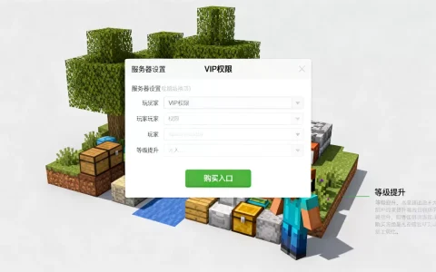 我的世界服务器VIP怎么弄，我的世界服务器VIP怎么获得？