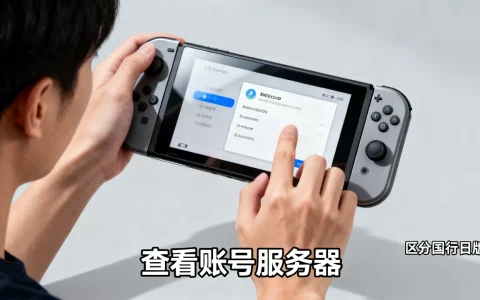 Switch怎么看账号在哪个服务器，国行日版区服怎么查？