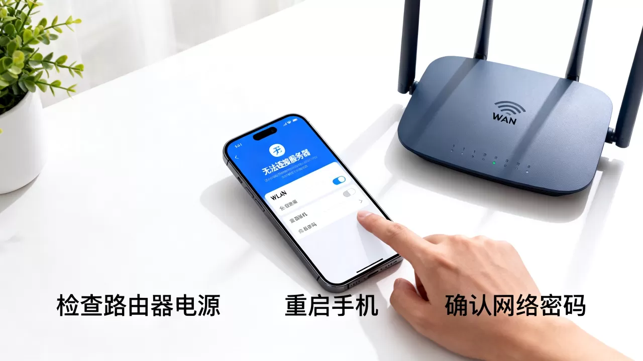 手机有无线网无法连接服务器是什么原因,怎么解决 手机有无线网无法连接服务器是什么原因,怎么解决