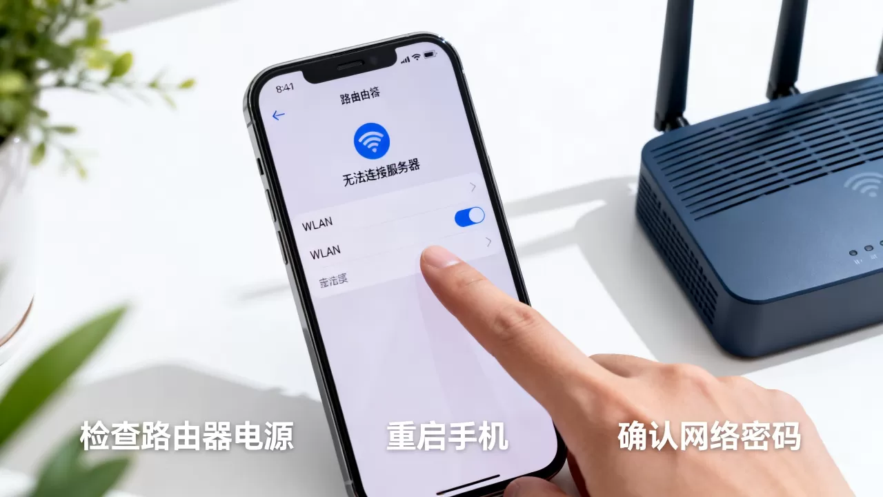 手机有无线网无法连接服务器是什么原因,怎么解决 手机有无线网无法连接服务器是什么原因,怎么解决