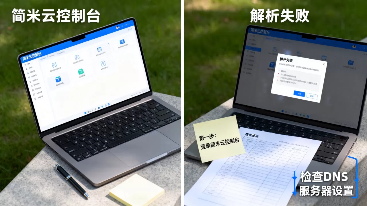 简米云域名解析详细步骤是怎样的?新手必看指南!,域名解析失败怎么办? 简米云域名解析详细步骤是怎样的?新手必看指南!,域名解析失败怎么办?