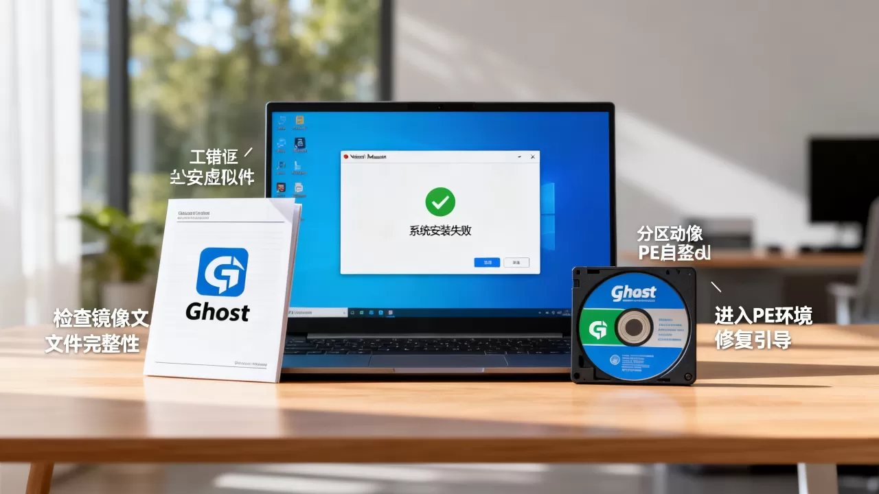 虚拟机不识别ghost镜像怎么办,系统安装失败如何修复引导? 虚拟机不识别ghost镜像怎么办,系统安装失败如何修复引导?