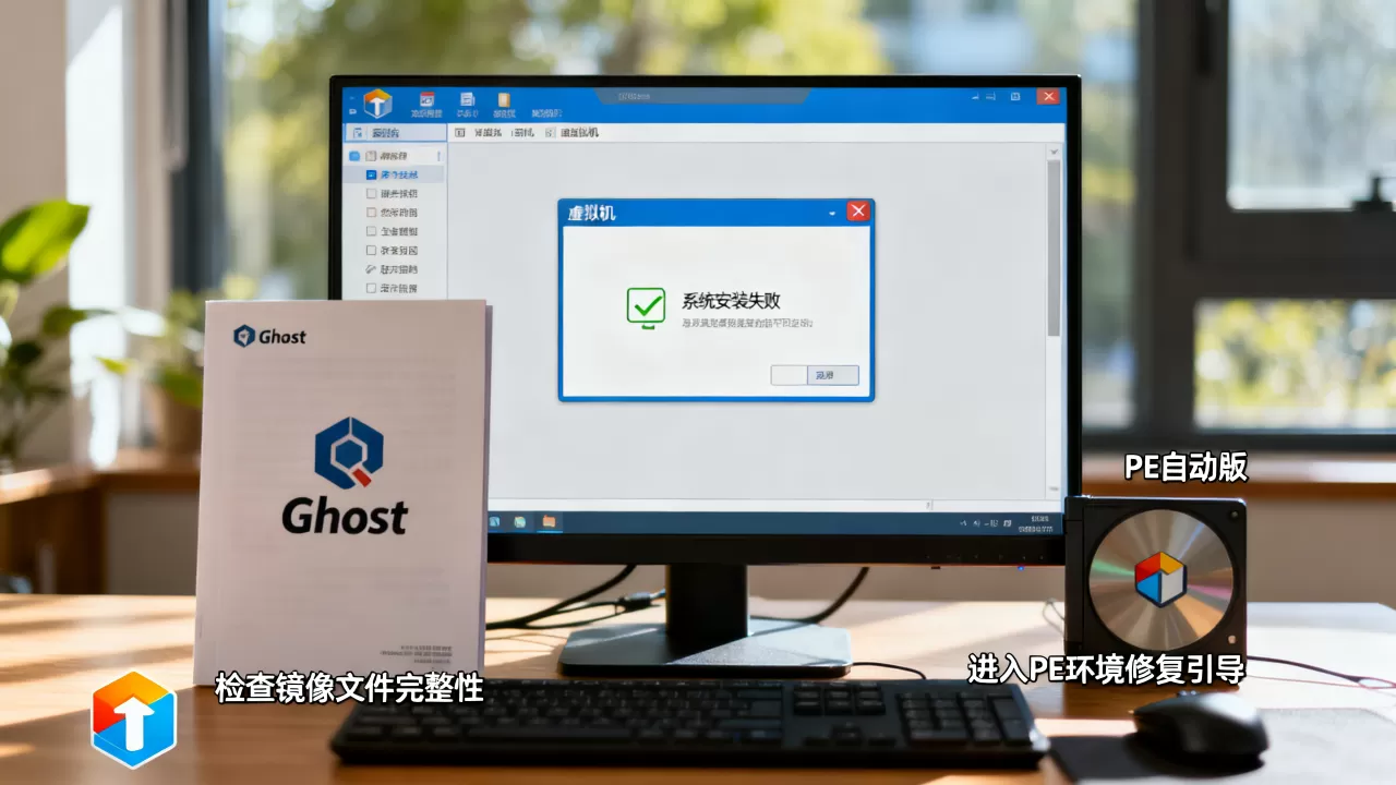 虚拟机不识别ghost镜像怎么办,系统安装失败如何修复引导? 虚拟机不识别ghost镜像怎么办,系统安装失败如何修复引导?