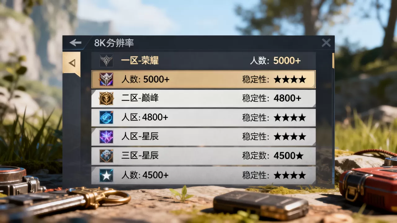 全民求生有哪些服务器,哪个区人最多最稳定? 全民求生有哪些服务器,哪个区人最多最稳定?