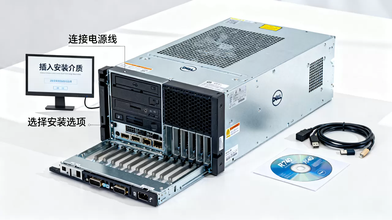 戴尔r740机架式服务器怎么设置,如何安装系统? 戴尔r740机架式服务器怎么设置,如何安装系统?