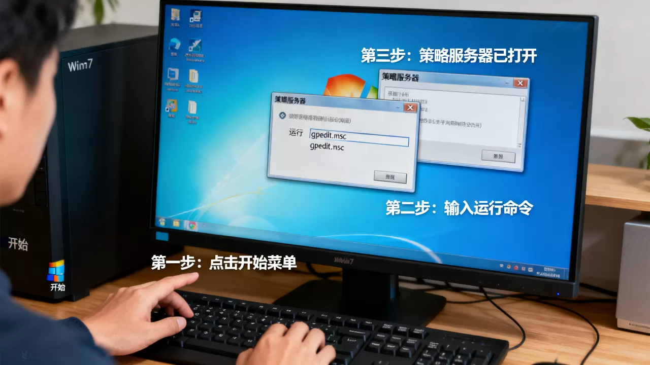 win7专业版的策略服务器怎么才能打开,详细步骤是什么? win7专业版的策略服务器怎么才能打开,详细步骤是什么?