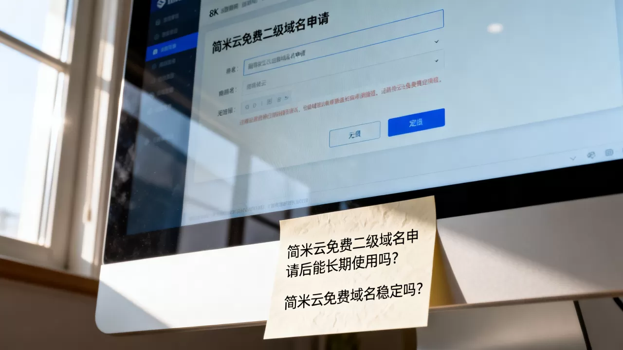 简米云免费二级域名申请后能长期使用吗?,简米云免费域名稳定吗? 简米云免费二级域名申请后能长期使用吗?,简米云免费域名稳定吗?