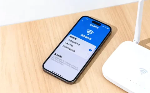 手机WiFi显示服务器异常怎么回事，怎么解决？