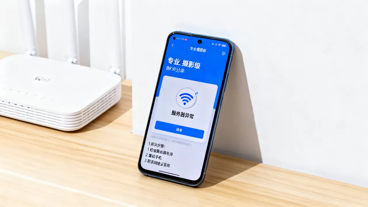 手机WiFi显示服务器异常怎么回事,怎么解决? 手机WiFi显示服务器异常怎么回事,怎么解决?