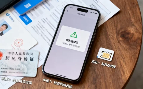 激活手机卡遇服务器错误咋办，手机卡激活失败原因有哪些