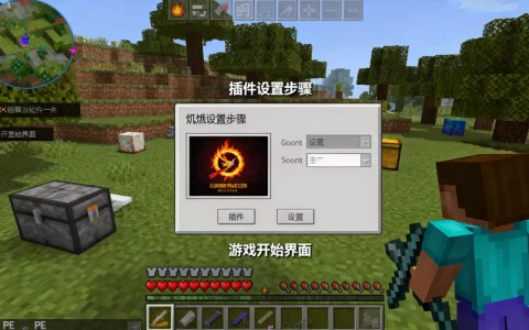 我的世界PE服务器饥饿游戏插件怎么用，怎么设置才能玩？