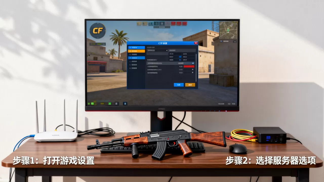 CF乌兹双枪怎么设置成服务器?,设置方法是什么 CF乌兹双枪怎么设置成服务器?,设置方法是什么