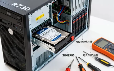 为什么r730服务器检测不到硬盘，怎么解决