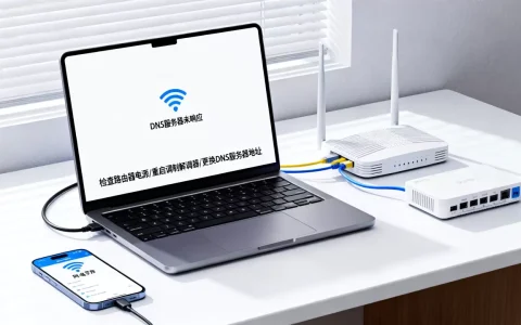 电脑上DNS服务器未响应是怎么回事，网络连接异常怎么修复？