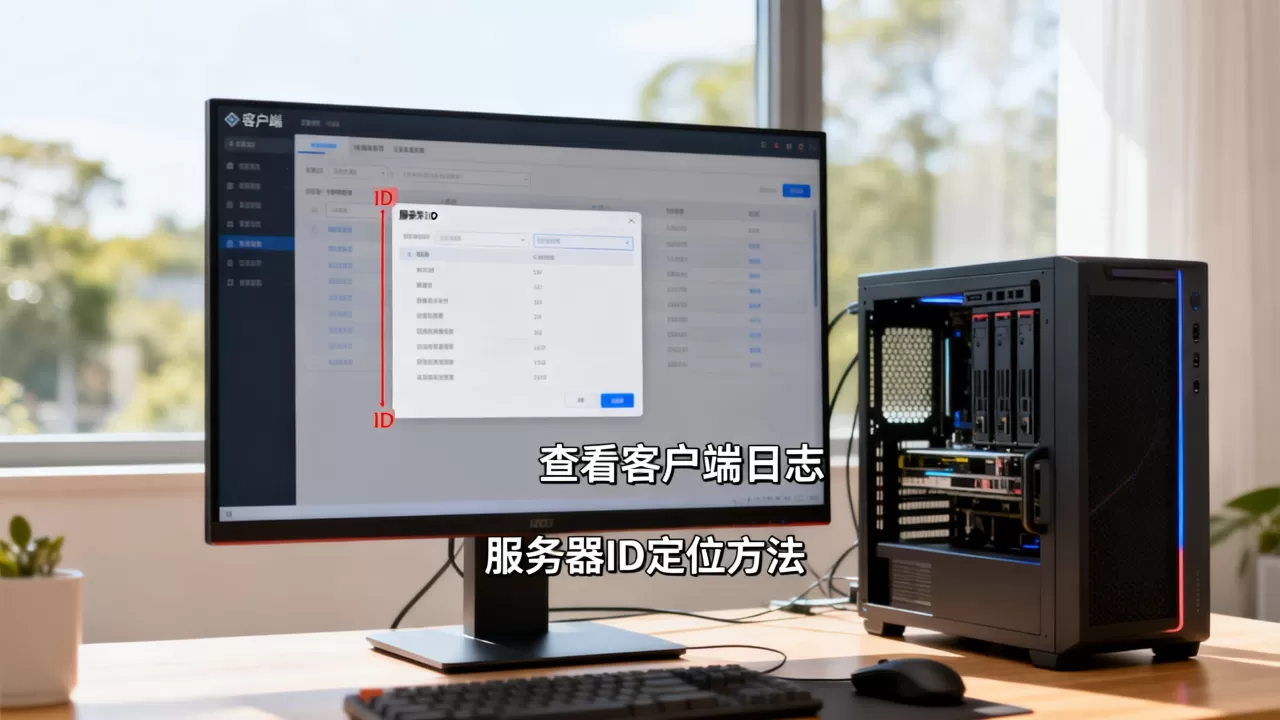 如何查看服务器在客户端的ID?,服务器ID定位方法? 如何查看服务器在客户端的ID?,服务器ID定位方法?