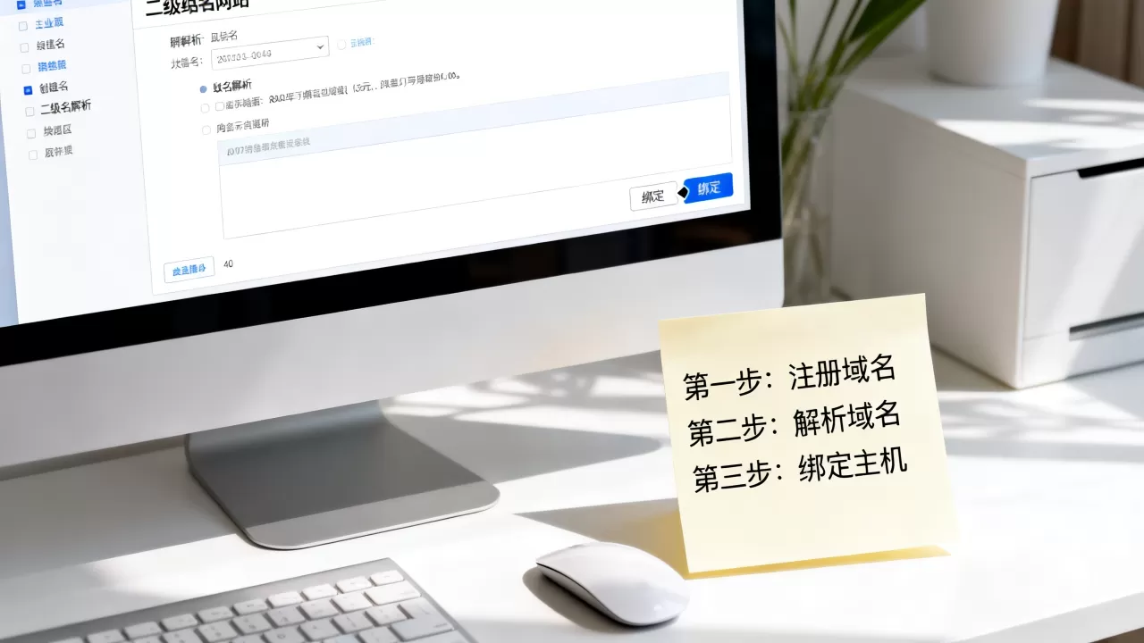 如何创建二级域名网站?新手操作步骤有哪些,域名解析和绑定教程 如何创建二级域名网站?新手操作步骤有哪些,域名解析和绑定教程