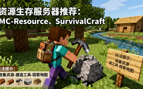 资源生存服务器有哪些推荐，我的世界资源生存服务器怎么玩