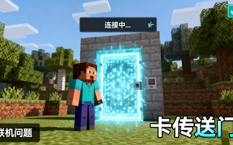 MC登录服务器卡传送门怎么办，我的世界联机传送门进不去怎么办