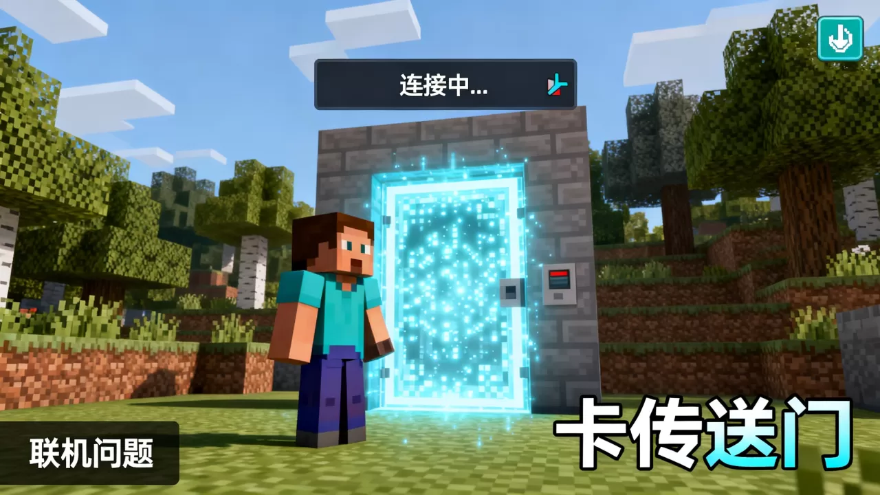 MC登录服务器卡传送门怎么办,我的世界联机传送门进不去怎么办 MC登录服务器卡传送门怎么办,我的世界联机传送门进不去怎么办