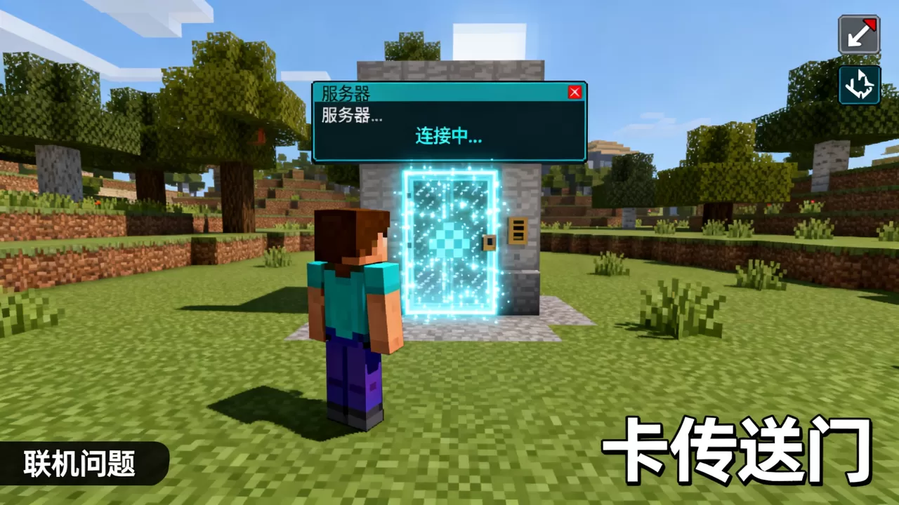MC登录服务器卡传送门怎么办,我的世界联机传送门进不去怎么办 MC登录服务器卡传送门怎么办,我的世界联机传送门进不去怎么办