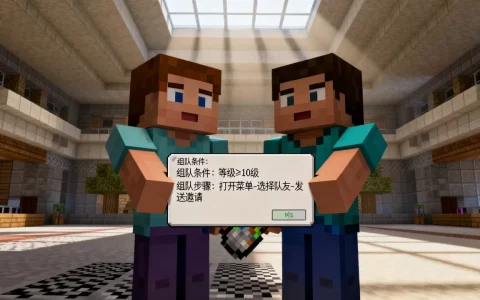 我的世界es小游戏服务器如何组队，需要什么条件？