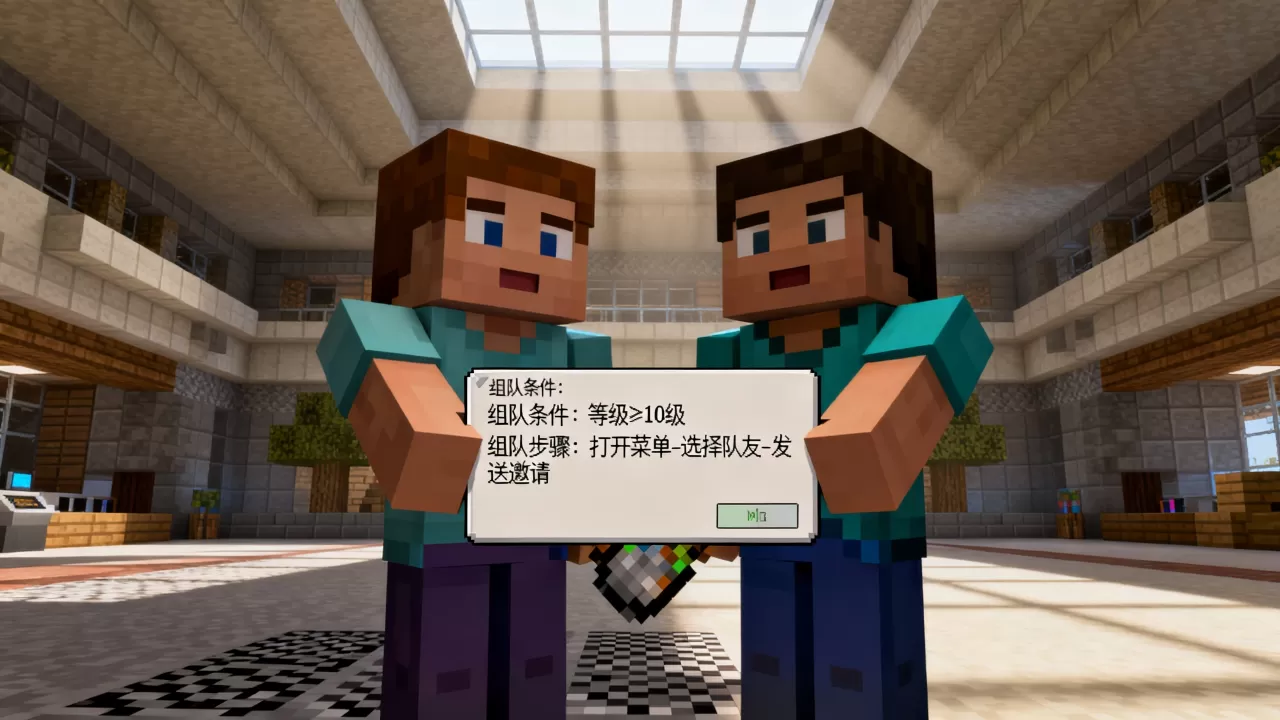 我的世界es小游戏服务器如何组队,需要什么条件? 我的世界es小游戏服务器如何组队,需要什么条件?