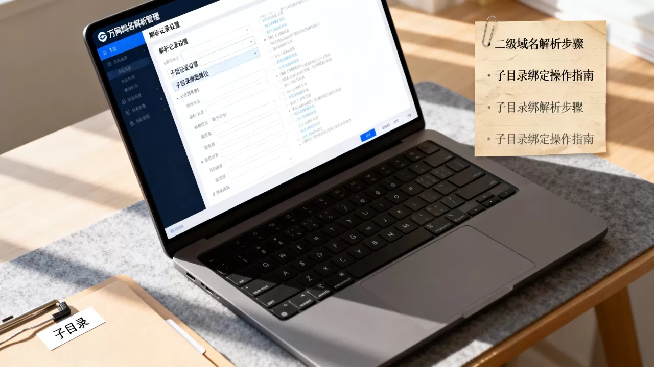 万网二级域名如何正确解析并绑定到子目录?万网二级域名设置教程 万网二级域名如何正确解析并绑定到子目录?万网二级域名设置教程