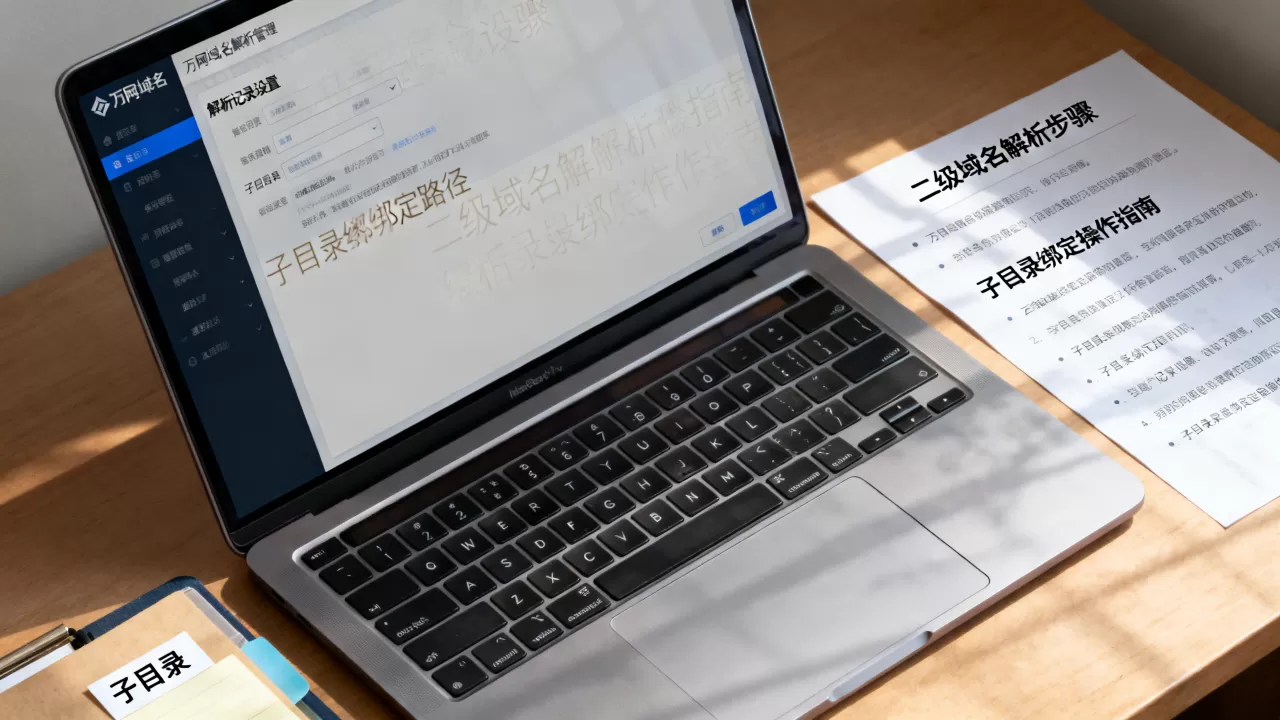 万网二级域名如何正确解析并绑定到子目录?万网二级域名设置教程 万网二级域名如何正确解析并绑定到子目录?万网二级域名设置教程