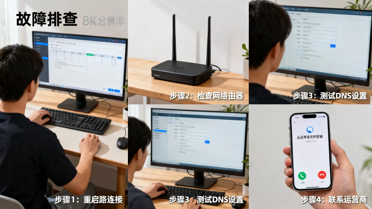 电信服务器DNS无响应怎么处理,故障排查步骤有哪些? 电信服务器DNS无响应怎么处理,故障排查步骤有哪些?