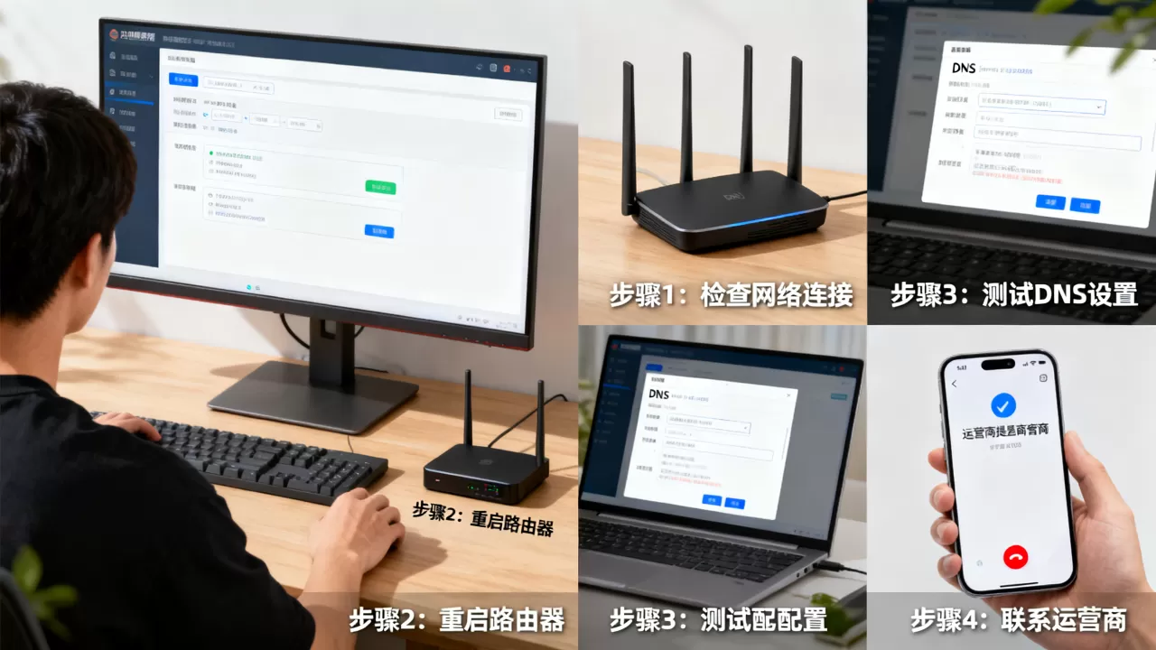 电信服务器DNS无响应怎么处理,故障排查步骤有哪些? 电信服务器DNS无响应怎么处理,故障排查步骤有哪些?